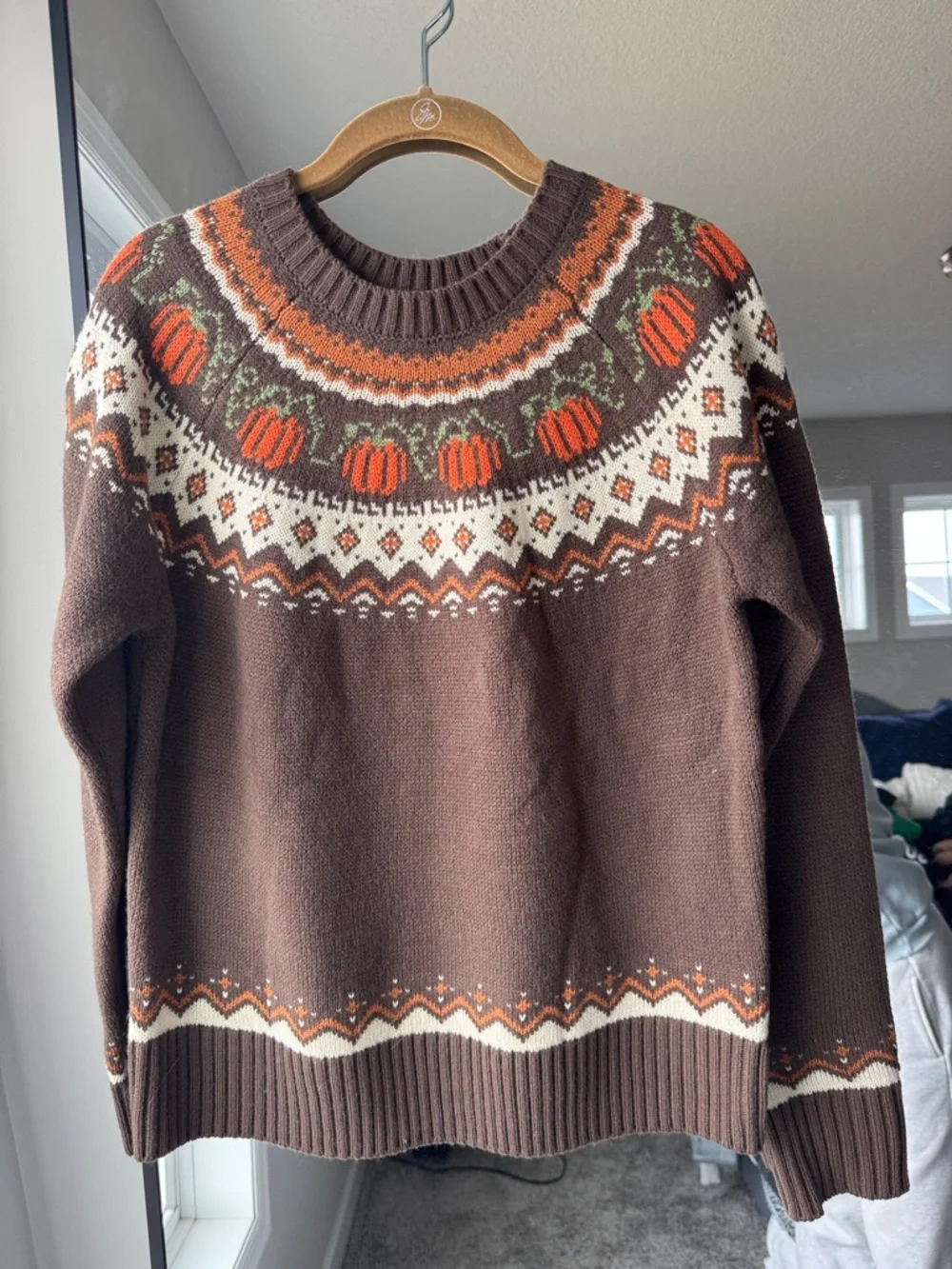 Cozy Cabin Sweater by KJP- Fall Knit - Picture 1 of 4